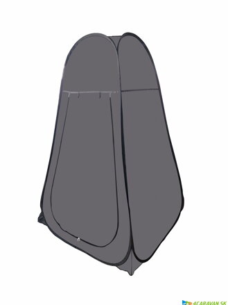 Pop-up sprchový stan, sivý – rýchlorozkladací skladací sprchovací a WC stan