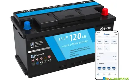 LiFePO4 120 Ah 12V s Bluetooth a BMS LiFePO4 120 Ah 12V s Bluetooth a BMS