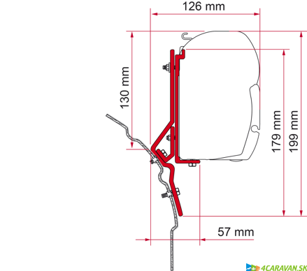 Adapter Kit VW T4 - Lift Roof