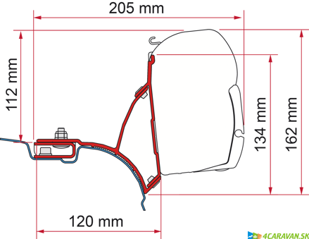 Adapter VW T5 Multivan