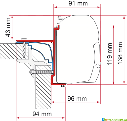 Adapter Laika Ecovip bis 07-Bürstner