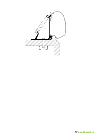 Univerzálny adaptér Roof – sada (3 × 8 cm)