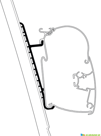 Adaptér Fiat Ducato H3 + EPDM – sada (3 ks)