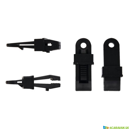 Upevňovacie klipy na stanový koberec (4 ks) - extra silné