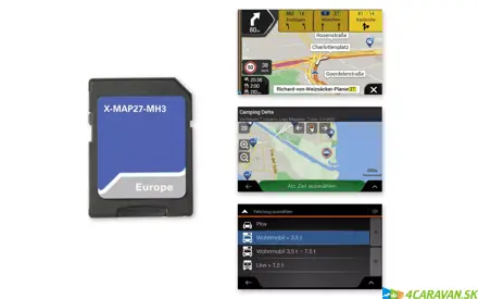 Balíky satelitnej navigácie X-MAP27 Balíky satelitnej navigácie X-MAP27