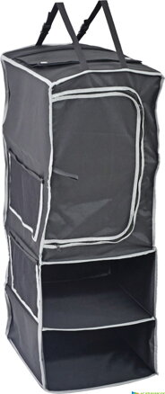 Závesný kempingový organizér – čierny, 600D polyester