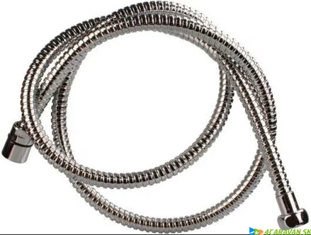 Kovová sprchová hadica 1,5 m – chróm, pripojenie 1/2"
