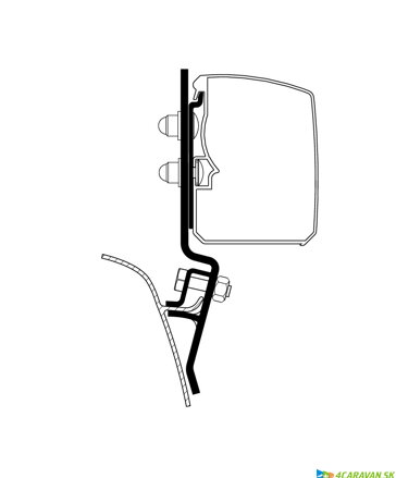 Adapter T 3200 - VW T2/T3