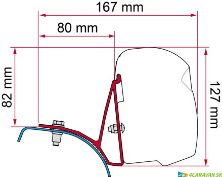 Adapter F43 Kit Renault Trafic do 2014