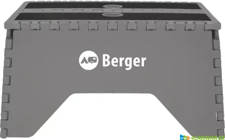 Berger skladací plastový schod L – výška 23 cm Berger skladací plastový schod L – výška 23 cm
