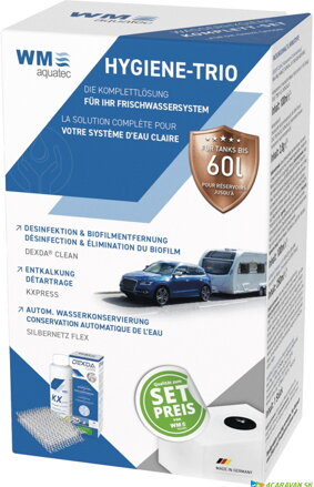 Trio na celú sezónu –  set pre hygienu vody