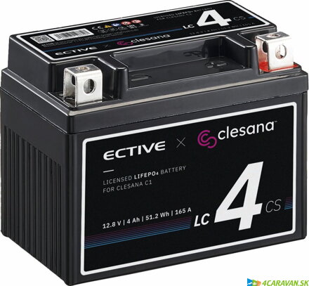 ECTIVE LC 4CS – 4 Ah LiFePO4 batéria pre toaletu Clesana C1 