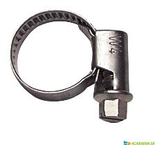 Hadicová spona z nehrdzavejúcej ocele 12–22 mm (2 ks)