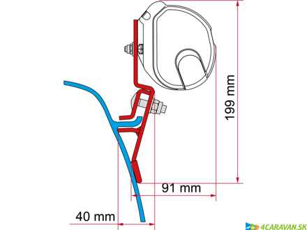 Adapter Kit VW T3- T3 Lift Roof