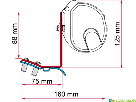 Adapter F35 Mercedes Vito / Vito Marco Polo (1996–2003)