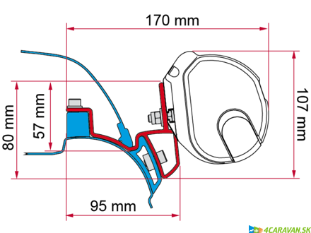 Adapter F35 VW T5/T6 California