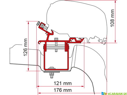 Adapter F80-F65 Crafter-MAN L3 H3 ab 17