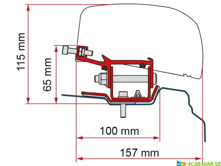 Adapter F40 Kit Renault Trafic L1, Nissan NV300, Fiat Talento od 2014