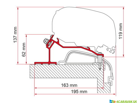 Adapter F80-F65 Hobby Premium & Ontour (≥ 2012