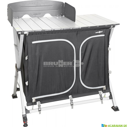 Brunner AZABACHE CT -alu kempingová skrinka s pracovnou doskou