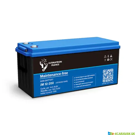Ultimatron AGM JM-12-200 – AGM batéria 12 V / 200 Ah