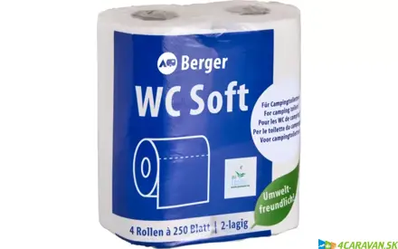 Berger WC Soft – Toaletný papier pre chemické toalety Berger WC Soft – Toaletný papier pre chemické toalety