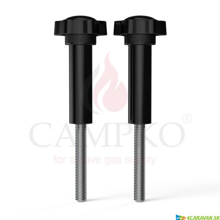 CAMPKO hviezdicová skrutka s dištančnou vložkou – rýchloupínací systém pre držiak plynových fliaš - sada 2 ks