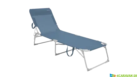 Outwell Tenby Ocean Blue – skladacie kempingové lehátko s nastaviteľným operadlom