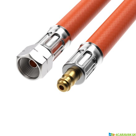 Stredotlaková plynová hadica 1/4-Ľ x zástrčková vsuvka