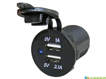 H.A.B.A - USB nabíjačka 10 - 30 V na zabudovanie H.A.B.A - USB nabíjačka 10 - 30 V na zabudovanie