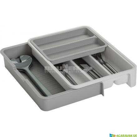 Brunner MANTIS – nastaviteľný plastový príborník