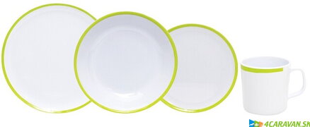 Polygonia Arte – 16‑dielna melamínová sada riadu