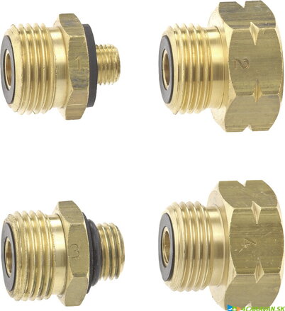 TGO Euro sada - 4 prechodky/redukcie TGO Euro sada - 4 prechodky/redukcie