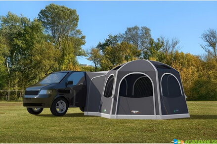 Vango AirHub Hexaway Pro Air Low – nafukovací bus‑predstan 180–210 cm shadow grey