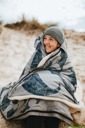 BENT Bentcho 200 × 80 cm – teplý multifunkčný spací vak s kapucňou