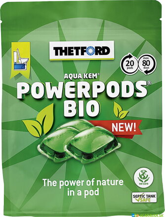PowerPods® Bio – ekologické kapsule do chemickej toalety od Thetford