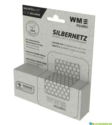 Silbernetz– náhradná náplň  pre nádrže do 160 litrov Silbernetz– náhradná náplň  pre nádrže do 160 litrov
