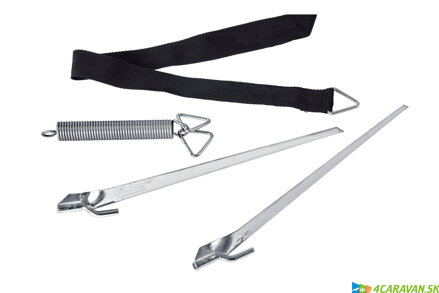 Fiamma Tie Down Kit Black – Bezpečnostný upevňovací pás