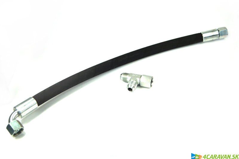 Doplnková sada pre druhú fľašu (0,5 m plniaca hadica rovná – koleno + T-kus)