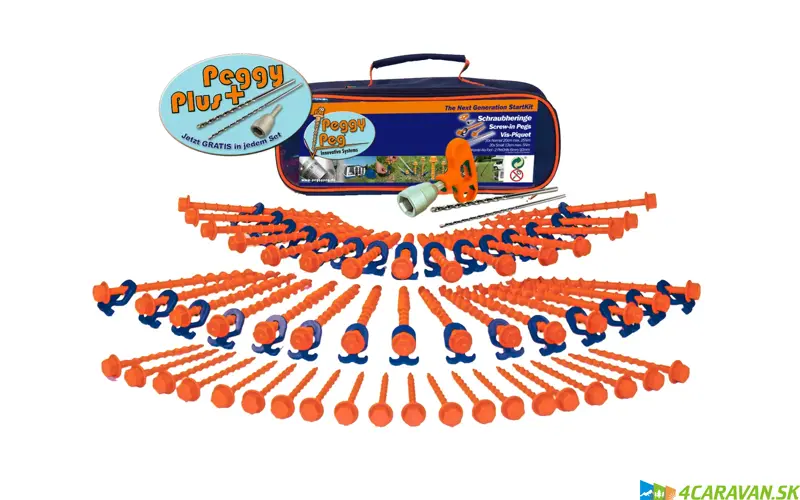 Peggy Peg® Starter Kit – sada skrutkovacích kolíkov 84 ks