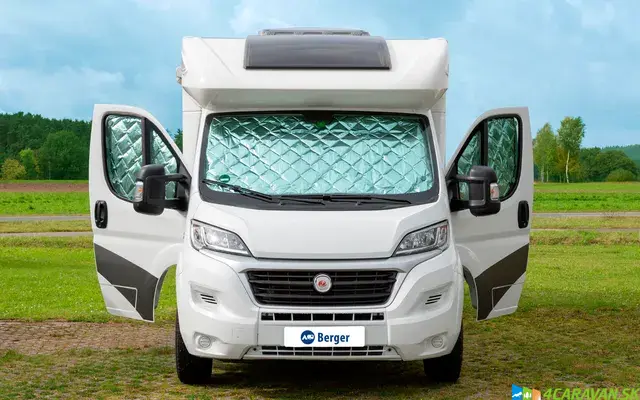 3-dielna vnútorná termoizolačná clona na čelné sklo a bočné okná