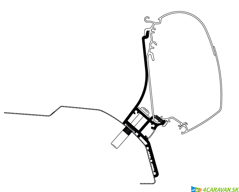 Ducato H2 Lift RoofAdapter LED 315cm