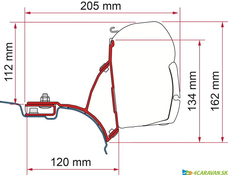 Adapter VW T5 Multivan