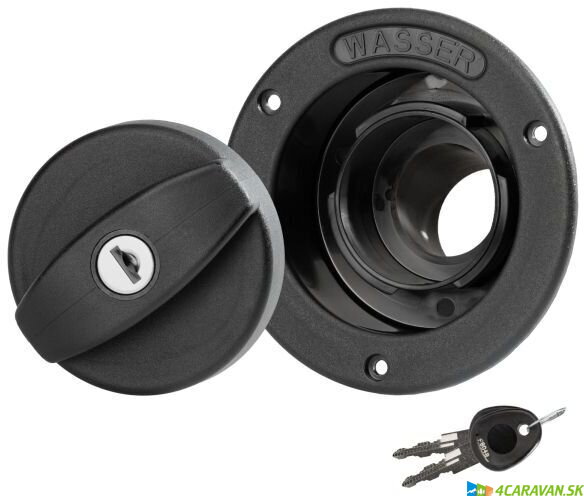 Plniace hrdlo vody  - čierne 