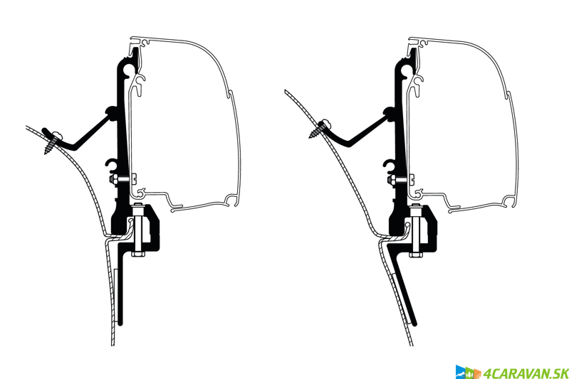 Van adaptér – sada (3 ks)