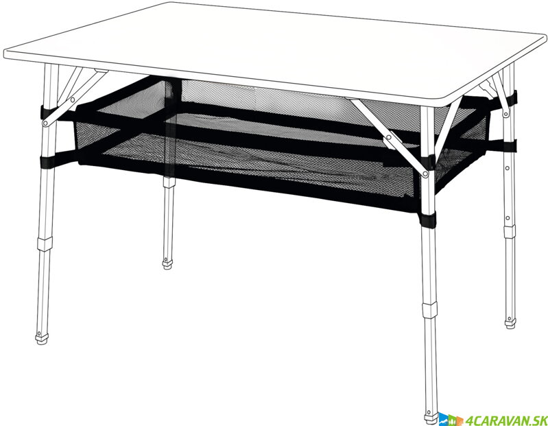 STORACK 80 – sieťová odkladacia polička pod stôl