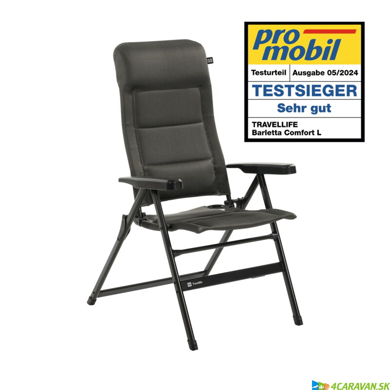 Travellife Barletta Comfort L Dark Grey – maximálne pohodlie na cestách