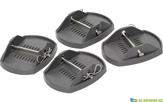 Caravan Foot – sada 4 oporných platní pod stabilizačné nohy