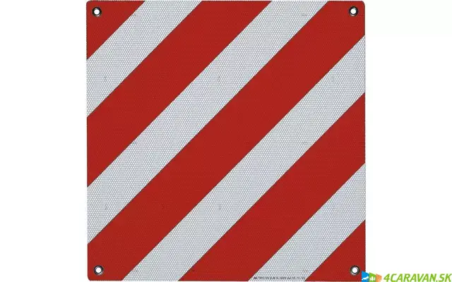 Výstražná tabuľa – hliníková, schválená pre Taliansko