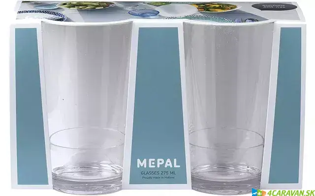 MEPAL Flow poháre – 2-dielna sada 275 ml | Štýlové, odolné, ideálne na kempovanie